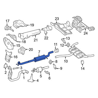 Mercedes-Benz OE - Exhaust Muffler