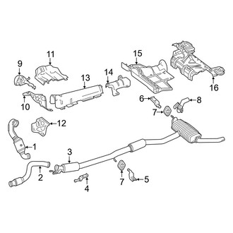 Mercedes-Benz OE - Exhaust System - Exhaust Components