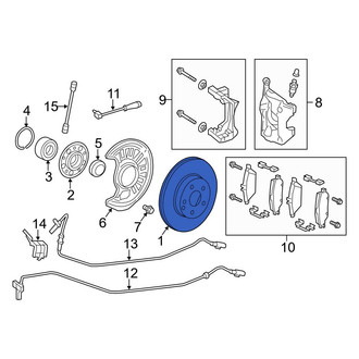 Mercedes-Benz OE - Front Disc Brake Rotor