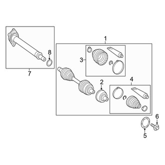 Mercedes-Benz OE - Front Suspension - Drive Axles