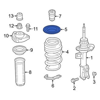 Mercedes-Benz OE - Front Upper Coil Spring Insulator