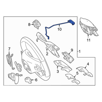 Mercedes-Benz OE - Steering Column Tilt Motor