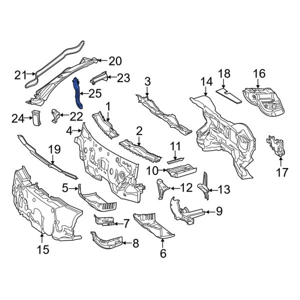 Cowl Panel Drain Hose