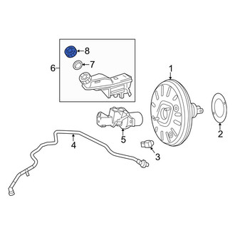 Mercedes-Benz OE - Brake Master Cylinder Reservoir Cap