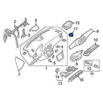 Mercedes-Benz OE - Center Dashboard Air Vent