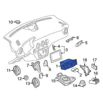 Mercedes-Benz OE - Radio Control Unit