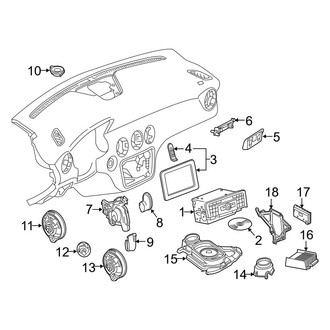 Mercedes-Benz OE - Instrument Panel - Sound System