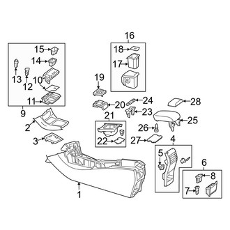 Mercedes-Benz OE - Center Console (Console and Components)