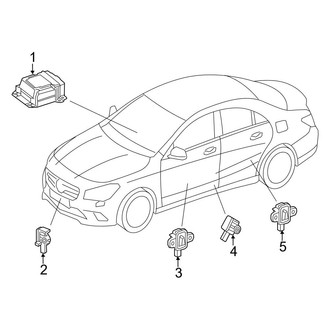 Mercedes-Benz OE - Restraint Systems - Air Bag Components (Modules and Sensors)