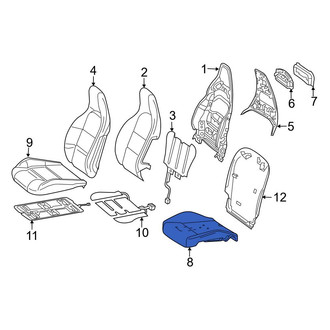Mercedes-Benz OE - Front Right Seat Cushion Foam