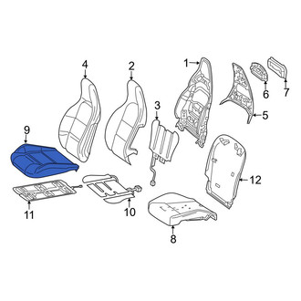 Mercedes-Benz OE - Front Right Seat Cover