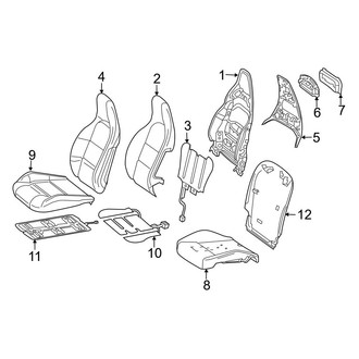 Mercedes-Benz OE - Seats & Tracks - Passenger Seat Components