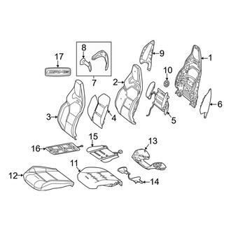 Mercedes-Benz OE - Seats & Tracks - Passenger Seat Components (With Recaro)