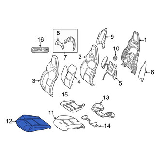 Mercedes-Benz OE - Front Left Seat Cover