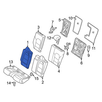 Mercedes-Benz OE - Rear Right Seat Back Cushion Cover