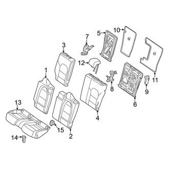 Mercedes-Benz OE - Seats & Tracks - Rear Seat Components