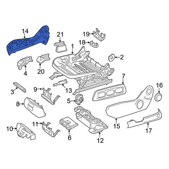 Mercedes-Benz OE - Front Left Outer Seat Trim Panel