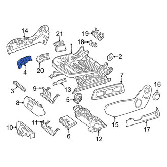 Mercedes-Benz OE - Front Right Seat Track Position Sensor