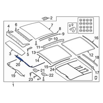 Mercedes-Benz OE - Sunroof Drain Hose