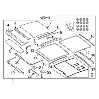 Mercedes-Benz OE - Sunroof Cable