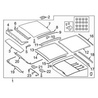 Mercedes-Benz OE - Roof - Sunroof (With Panoramic Roof)