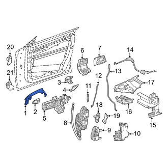 Mercedes-Benz OE - Rear Left Outer Exterior Door Handle