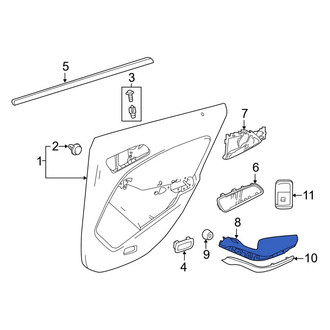 Mercedes-Benz OE - Front Left Door Armrest