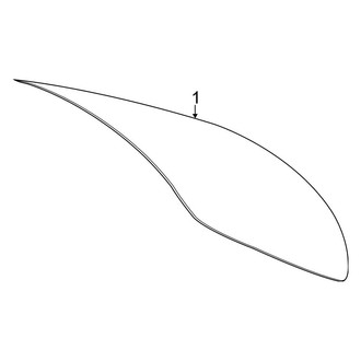 Mercedes-Benz OE - Back Glass - Glass