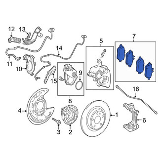 Mercedes-Benz OE - Rear Disc Brake Pad Set