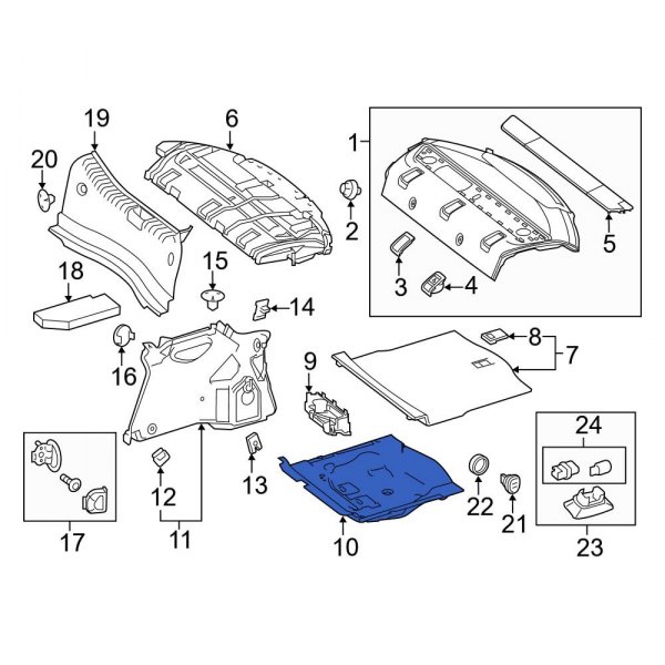 Spare Tire Compartment