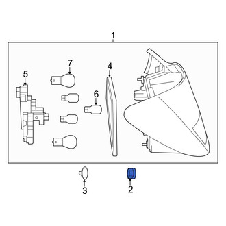 Mercedes-Benz OE - Tail Light Nut