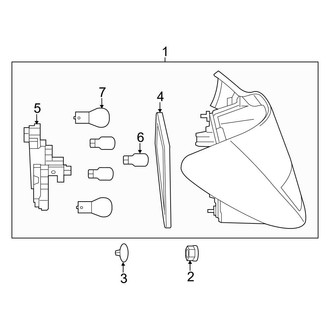 Mercedes-Benz OE - Rear Lamps - Tail Lamps