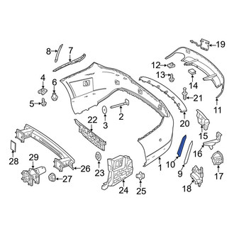 Mercedes-Benz OE - Left Spoiler Bracket