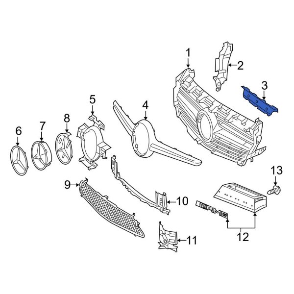 Radiator Support Baffle