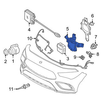 Mercedes-Benz OE - Cruise Control Distance Sensor Bracket