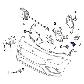 Mercedes-Benz OE - Front Park Assist Camera Housing
