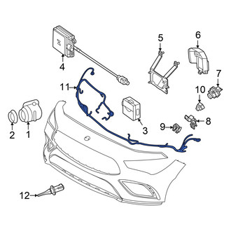 Mercedes-Benz OE - Front Parking Aid System Wiring Harness