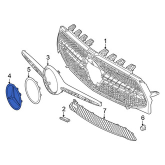 Mercedes-Benz OE - Front Grille Emblem