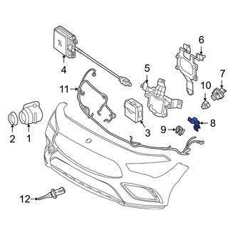 Mercedes-Benz OE - Front Park Assist Camera Housing