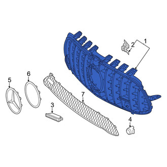 Mercedes-Benz OE - Front Upper Grille