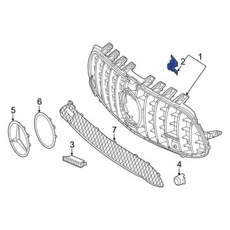 Mercedes-Benz OE - Front Left Parking Aid Sensor Housing