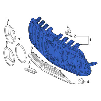 Mercedes-Benz OE - Front Upper Grille