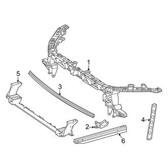 Mercedes-Benz OE - Radiator Support