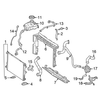 Mercedes-Benz OE - Cooling - Radiator & Components (Base / 4Matic)