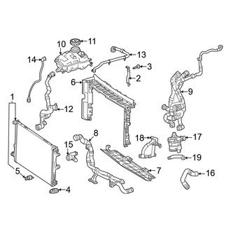 Mercedes-Benz OE - Cooling - Radiator & Components (Primary Radiator)