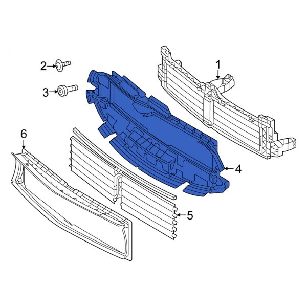 Radiator Support Air Duct