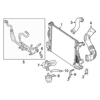 Mercedes-Benz OE - Cooling - Intercooler (Radiator Mounted)