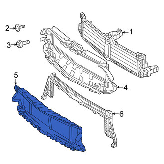 Mercedes-Benz OE - Front Lower Radiator Support Air Duct