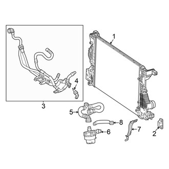 Mercedes-Benz OE - Cooling - Intercooler (Radiator Mounted)