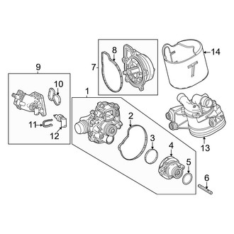 Mercedes-Benz OE - Cooling - Water Pump